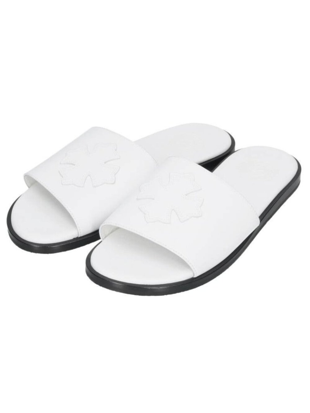 Chrome Hearts CH Slide Leather CH Plus Patch Sandals